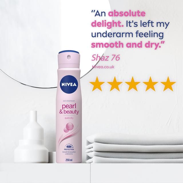 NIVEA Pearl & Beauty Anti-Perspirant Deodorant Spray    250ml GOODS M&S   