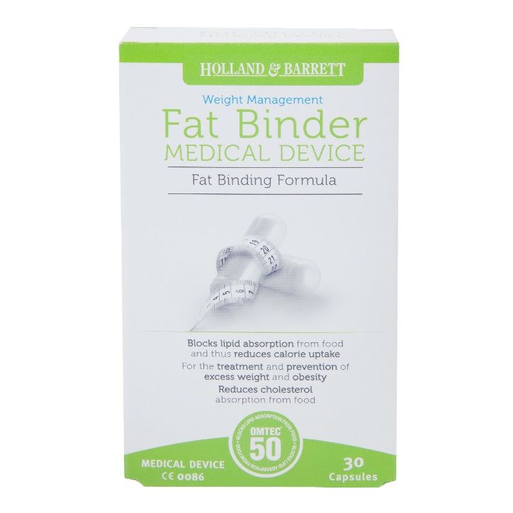 Holland &amp; Barrett Fat Binder 15 Day Supply 30 Capsules