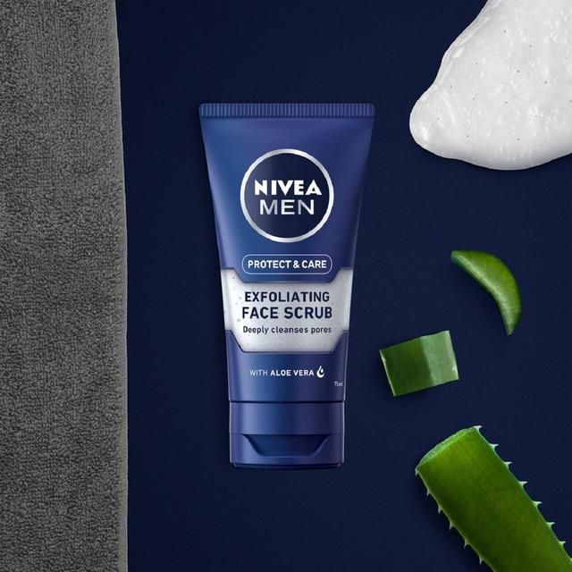 NIVEA MEN Protect & Care Exfoliating Face Scrub   75ml GOODS M&S   