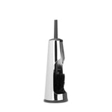 Toilet Brush & Holder Matt Steel GOODS M&S   