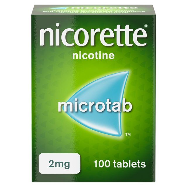 Nicorette Microtabs 2 mg100 tabs (Stop Smoking Aid)   100 per pack