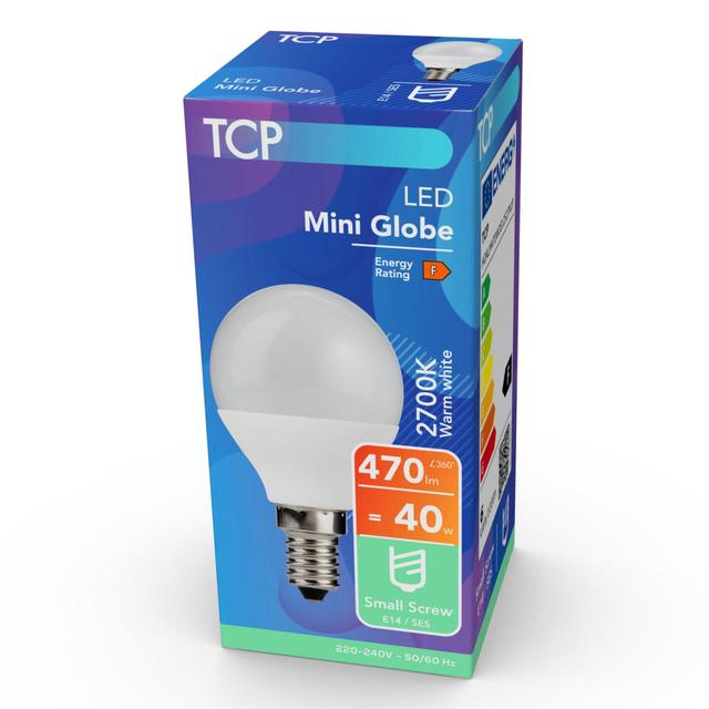 TCP Mini Globe Small Screw 40W Light Bulb GOODS M&S   