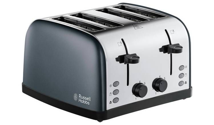 Russell Hobbs Worcester 4 Slice Grey Toaster 28364