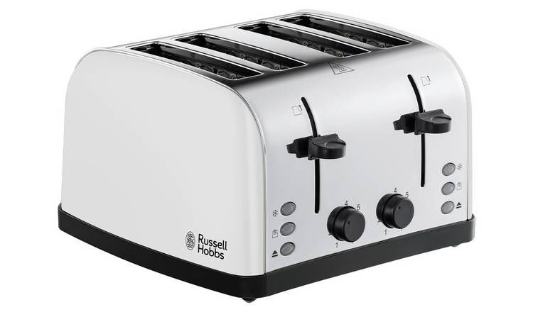 Russell Hobbs Worcester 4 Slice White Toaster 28361 GOODS Argos