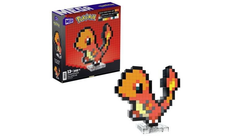 MEGA Pokémon Pixel-Art: Charmander Building Set GOODS Argos