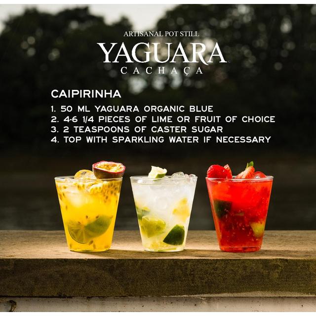 Yaguara Cachaca Blue Organic   70cl