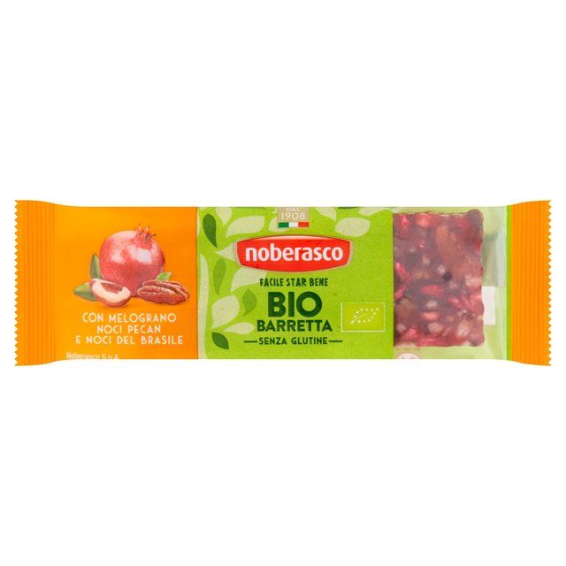 Noberasco Organic Fruitbar with Nuts & Pomegranade   30g