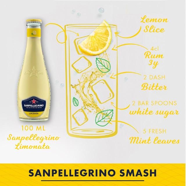 San Pellegrino Classic Taste Lemon Glass   4 x 200ml GOODS M&S   