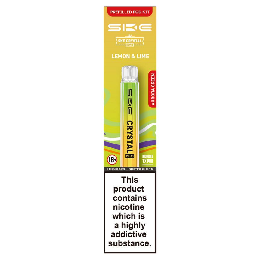 SKE Lemon & Lime Crystal Plus Prefilled Pod Kit GOODS ASDA   