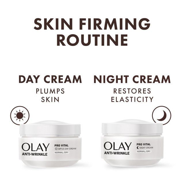 Olay Anti-Wrinkle Pro Vital Moisturiser Day Cream Mature Skin   50ml GOODS M&S   