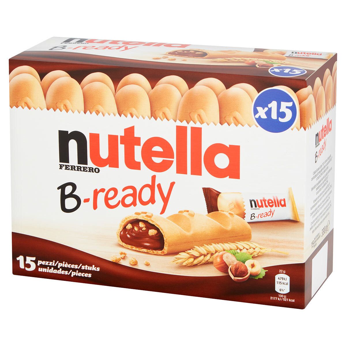 Nutella B-Ready, 15 x 22g GOODS Costco UK