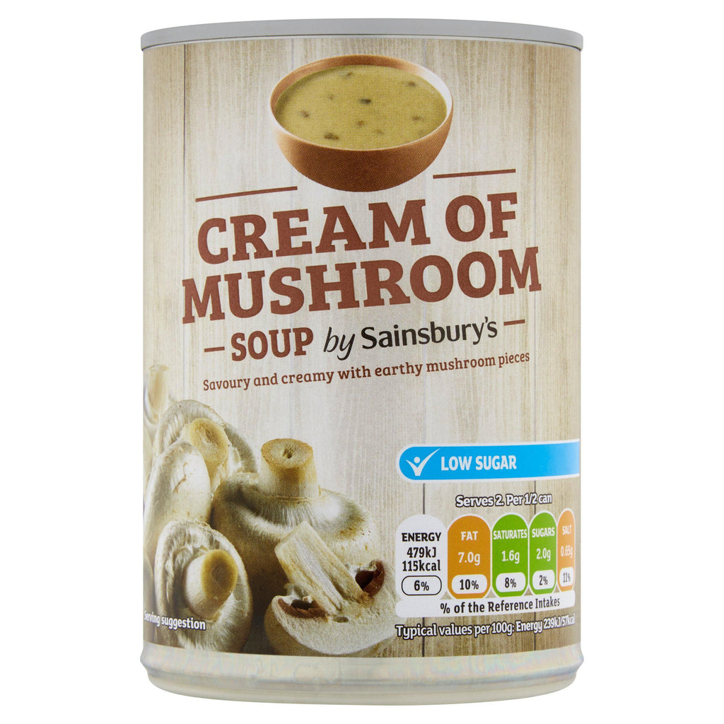 Sainsbury's Cream Of Mushroom Soup 400g