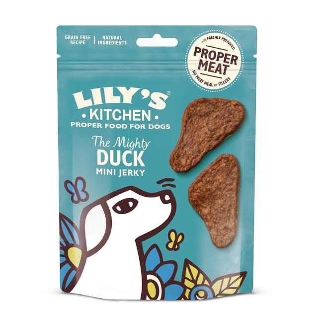 Lily's Kitchen The Mighty Duck Mini Jerky for Dogs   70g