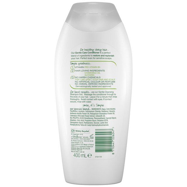 Simple Gentle Care Conditioner   400ml GOODS M&S   