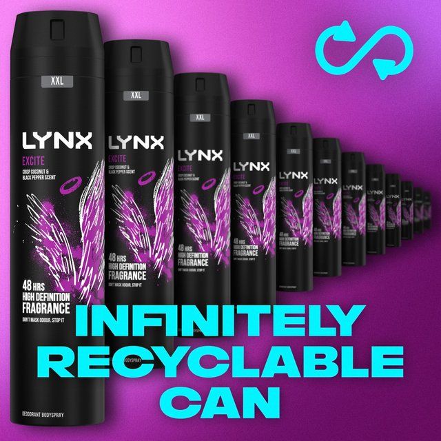 Lynx Excite Deodorant Bodyspray   250ml GOODS M&S   