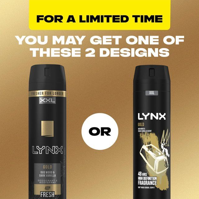 Lynx Gold Deodorant Bodyspray   250ml GOODS M&S   