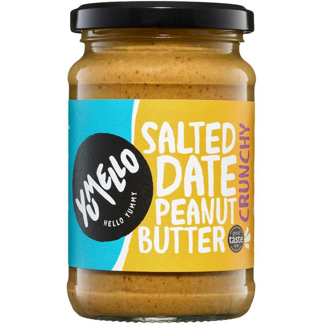 Yumello Crunchy Salted Date Peanut Butter   285g GOODS M&S   