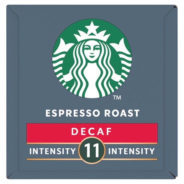 Starbucks by Nespresso Decaf Espresso Roast Coffee Pods   10 per pack GOODS M&S   