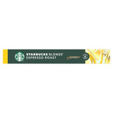 STARBUCKS by NESPRESSO Blonde Espresso Roast Coffee Pods   10 per pack GOODS M&S   