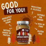 Whole Earth Dark Roasted Peanut Butter   340g GOODS M&S   