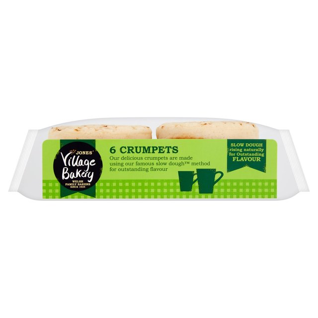 Village Bakery Slow-dough Crumpets   6 per pack