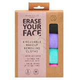 Danielle Creations Erase Your Face Make Up Remover Cloths 4 Pack in Bright Colours