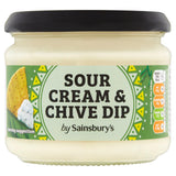 Sainsbury's Sour Cream & Chive Dip 280g Tortilla chips Sainsburys   