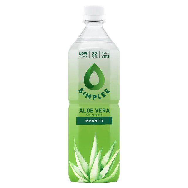 Simplee Aloe Vera Drink with Bits   1L GOODS M&S   