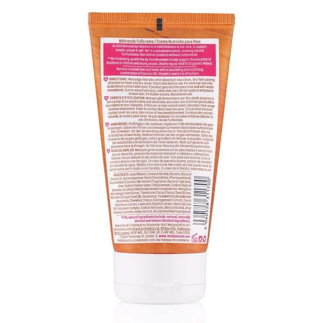 Kind Natured Nourishing Foot Cream Coconut &amp; Shea   150ml