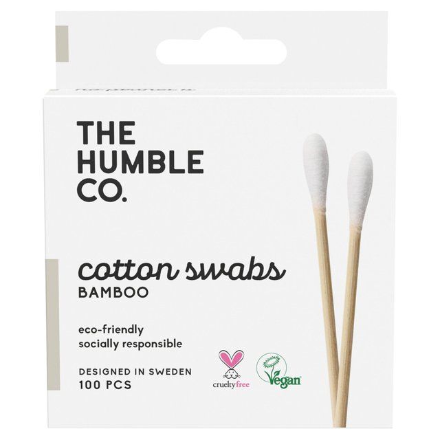 Humble Cotton Swabs White   100 x 1 per pack