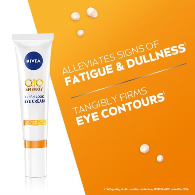 NIVEA Q10 Vitamin C Eye Cream Anti-Wrinkle + Energy   15ml