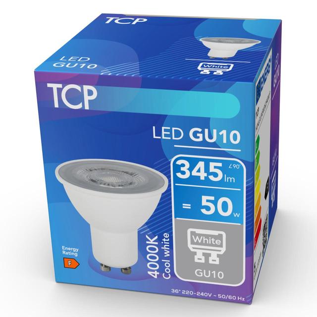 TCP Spotlight Cool White GU10 50W Light Bulb