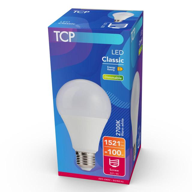 TCP Dimmable Classic Screw 100W Light Bulb