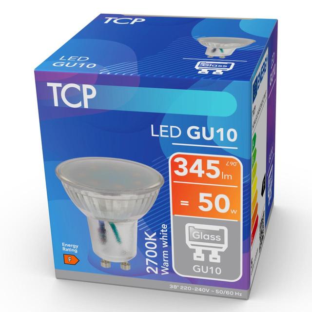 TCP Spotlight Glass GU10 50W Light Bulb