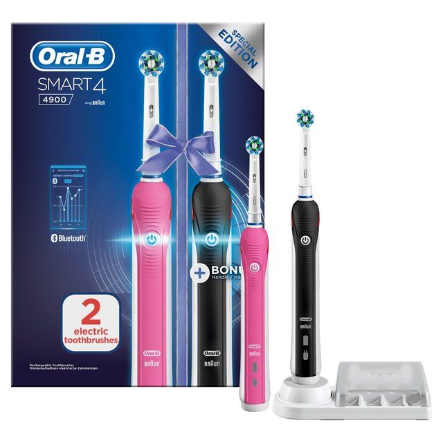 Oral B Smart 4 Electric Toothbrush Pro 4900 Duo   2 per pack