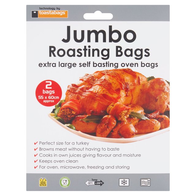 Toastabags Oven Roasting Bags Jumbo   2 per pack