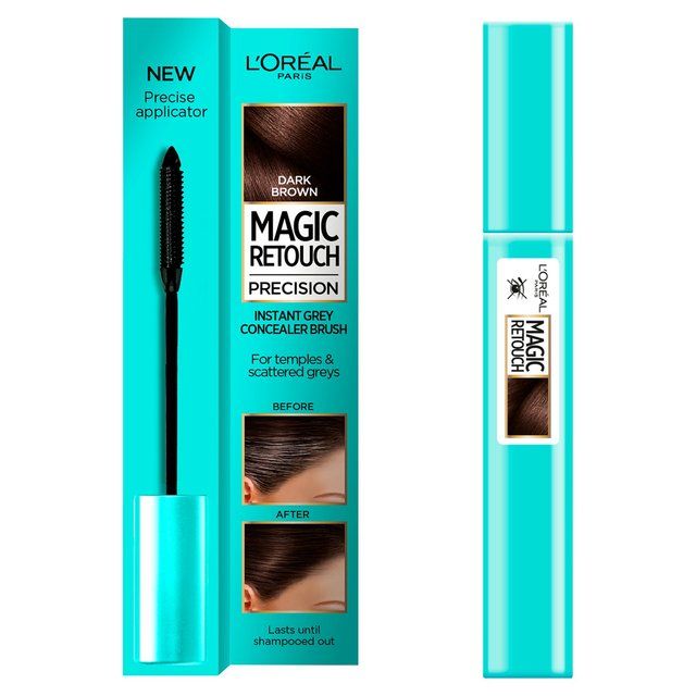 L'Oreal Paris Magic Retouch Dark Brown Instant Grey Concealer Brush