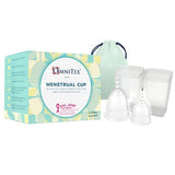 Omnitex Menstrual / Period Cups - 2pk (1  Small & 1 Large) GOODS Superdrug   