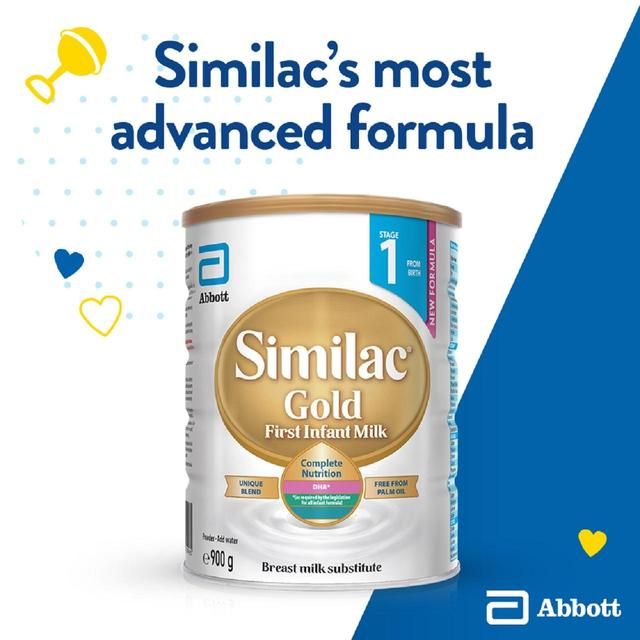 Similac Gold 1 First Infant Milk Powder From Birth   900g GOODS M&S   