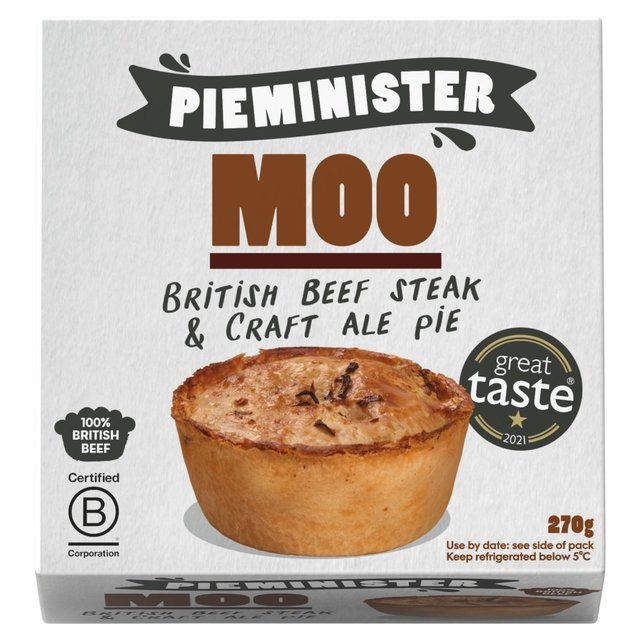 Pieminister Moo British Steak & Ale Pie   270g