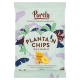 Purely Plantain Chips Wild Garlic   75g GOODS M&S   