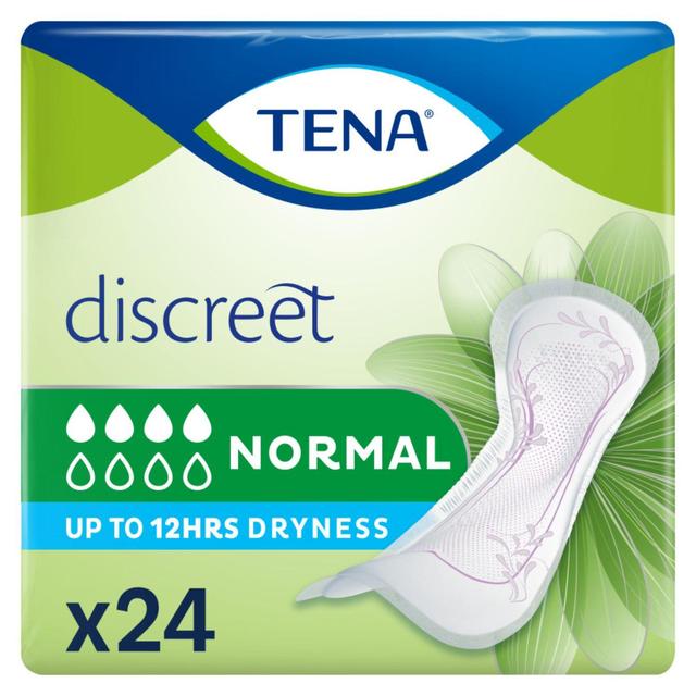 TENA Lady Discreet Normal Incontinence Pads   24 per pack