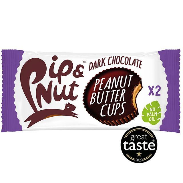 Pip & Nut Dark Chocolate Peanut Butter Cups   34g