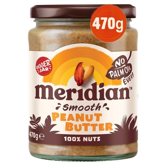 Meridian Smooth Peanut Butter 100% Nuts   470g