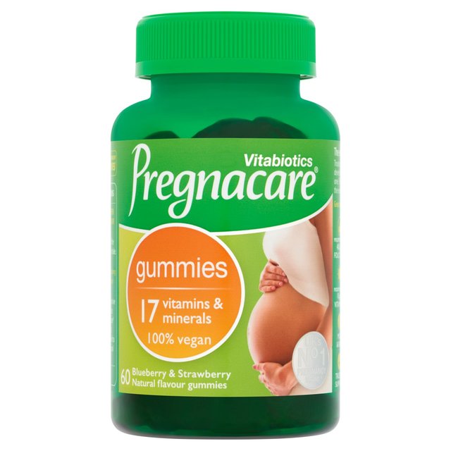 Vitabiotics Pregnacare Vegan Vitamins & Minerals Gummies    60 per pack GOODS M&S   