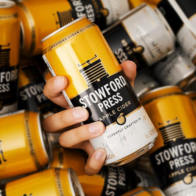 Stowford Press Medium Dry Cider Cans   10 x 440ml GOODS M&S   