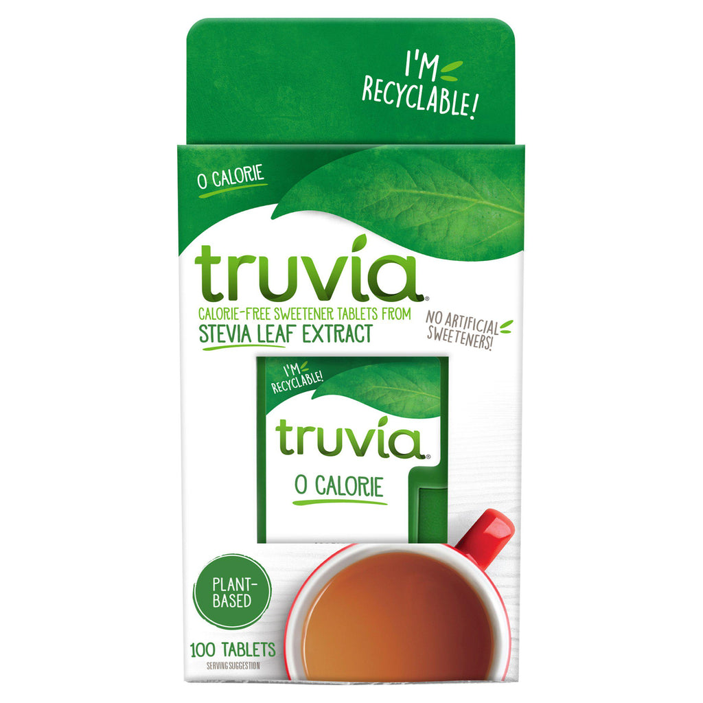 Truvia Sweetener 0 Calorie from Stevia Leaf tablets 100x5g