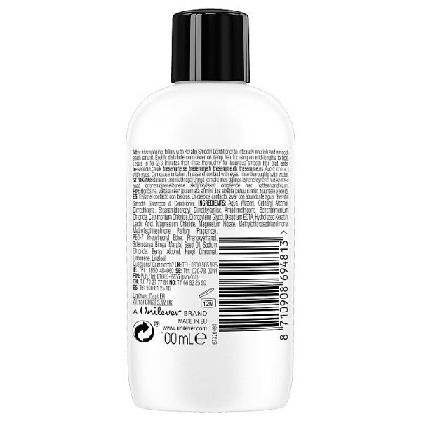 TRESemme Keratin Smooth Restoring Conditioner 100ml GOODS Superdrug   