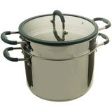 Sainsbury's Home Stainless Steel Pasta Pot With Silicone Rim cookware Sainsburys   