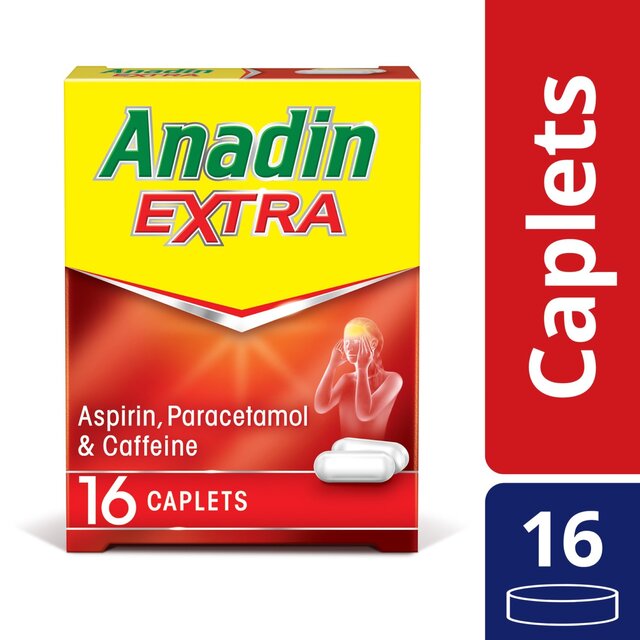 Anadin Extra Aspirin & Paracetamol Fast Acting Pain Killer Caplets   16 per pack